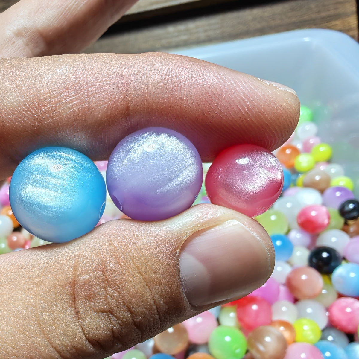Cat's Eye Resin Beads-150ml