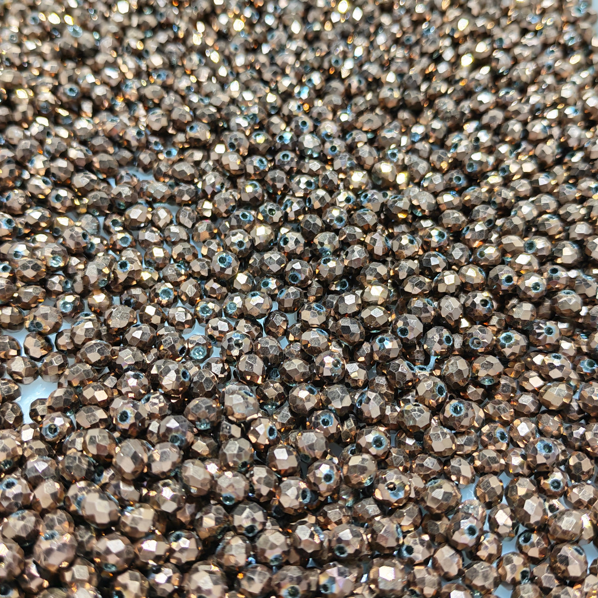 Clover+Faceted Glass Bead-10bags