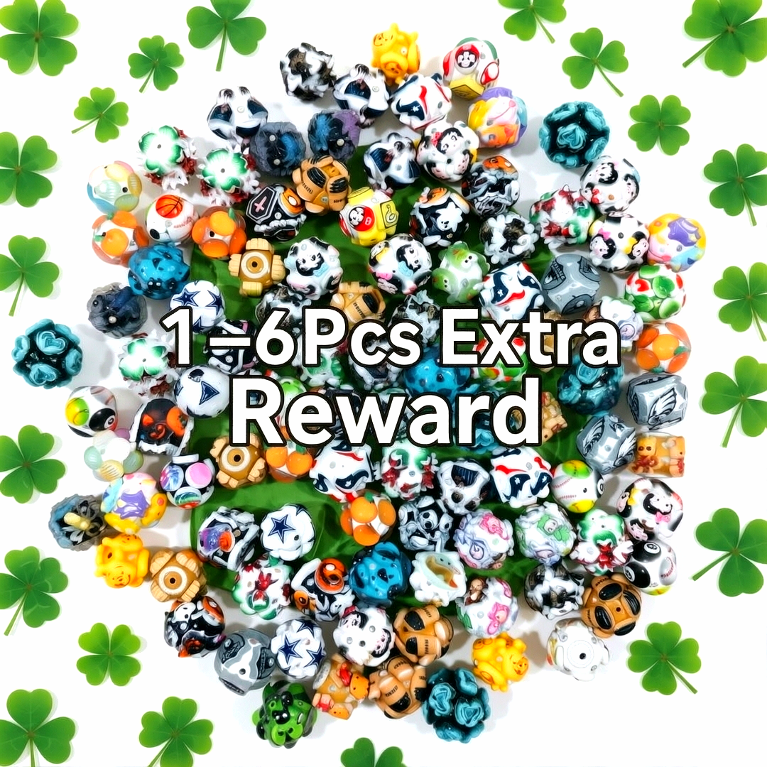 Clover+Beady Pens-10Bags+Clover Award+Dice Number Get More Beads