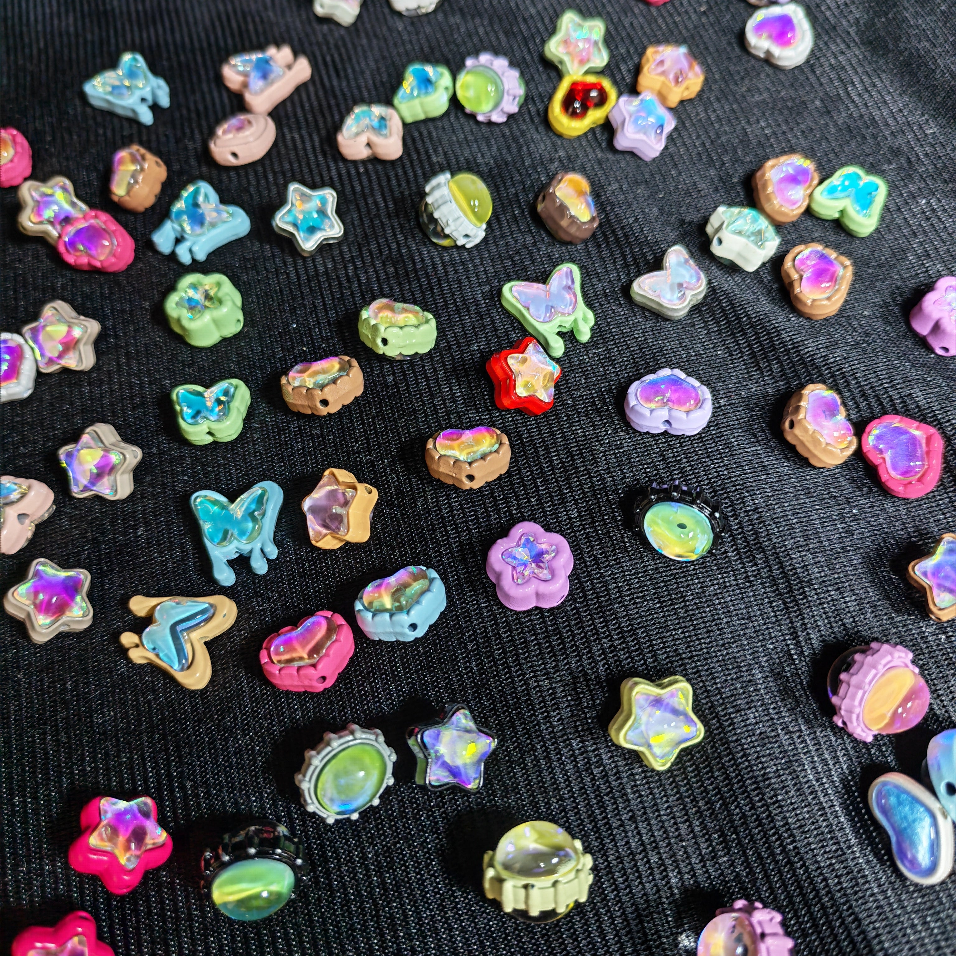 Alloy zircon sparkling beads