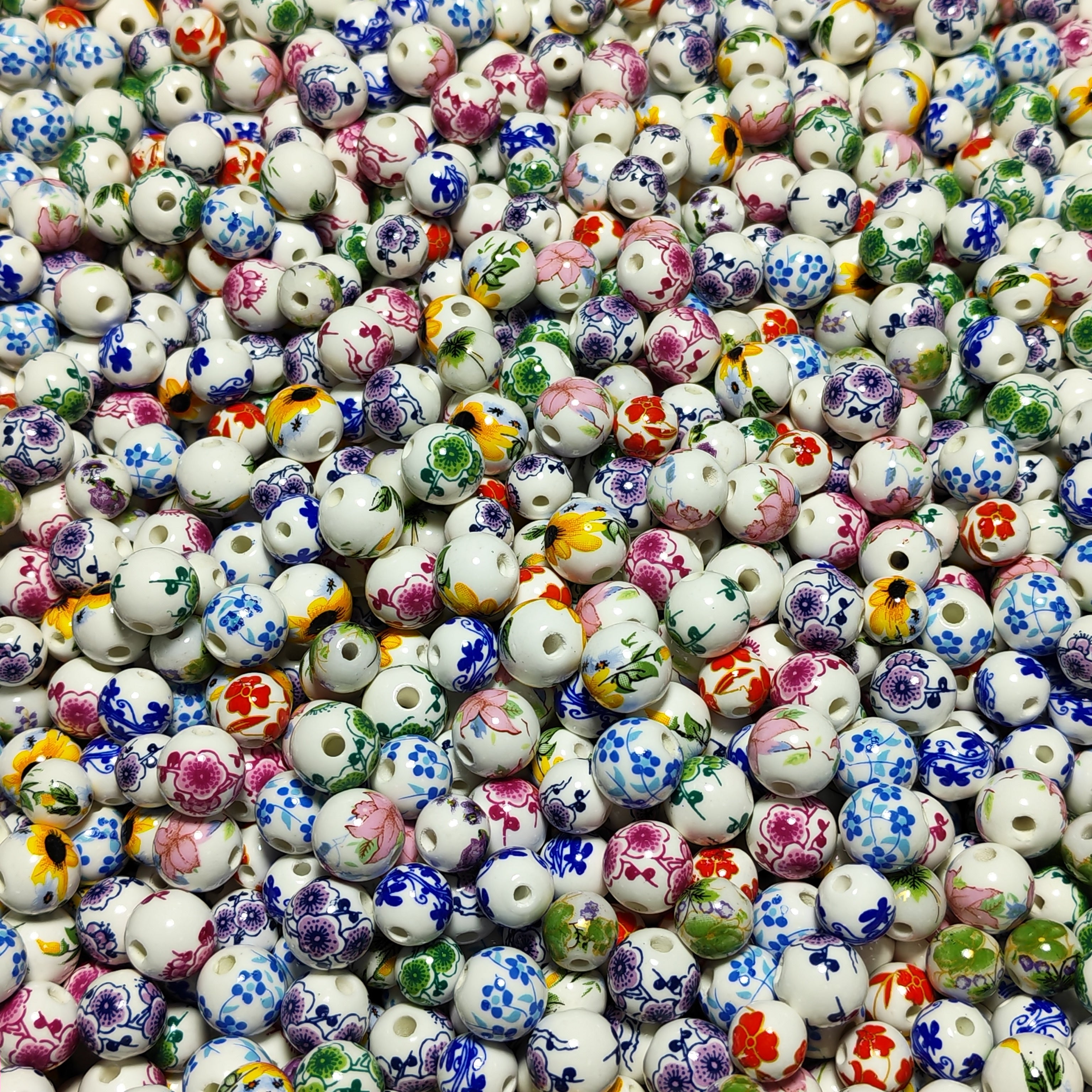 Flower printed beads-150ML