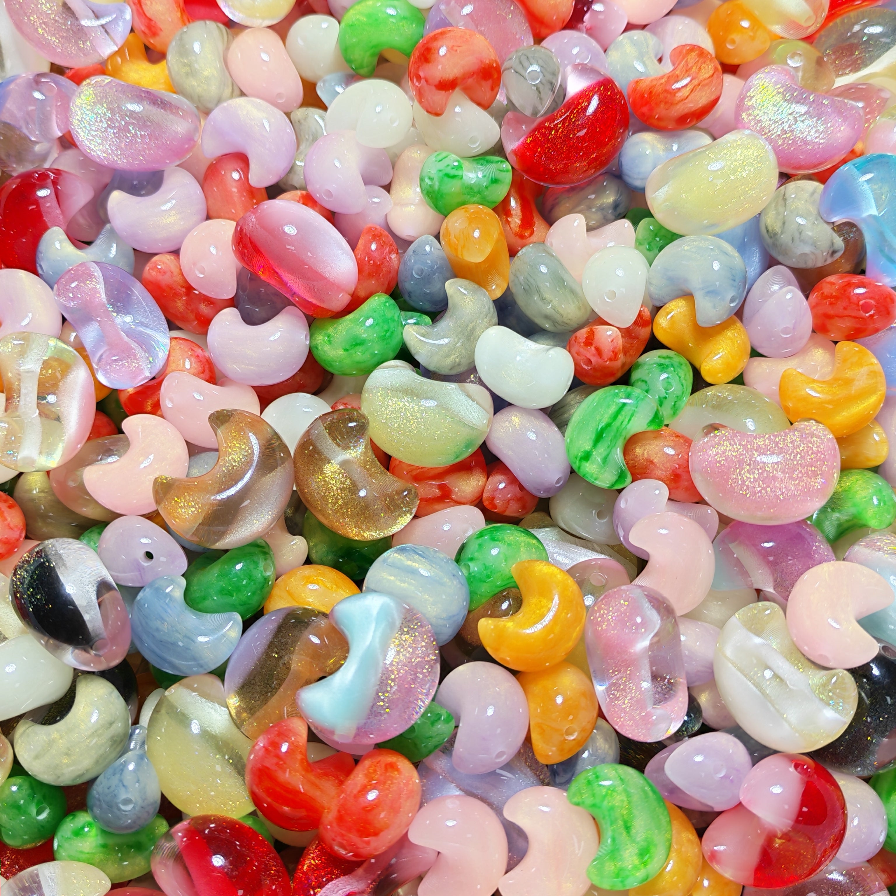 Resin big Moons(Shiny & Cats eye) -150ml