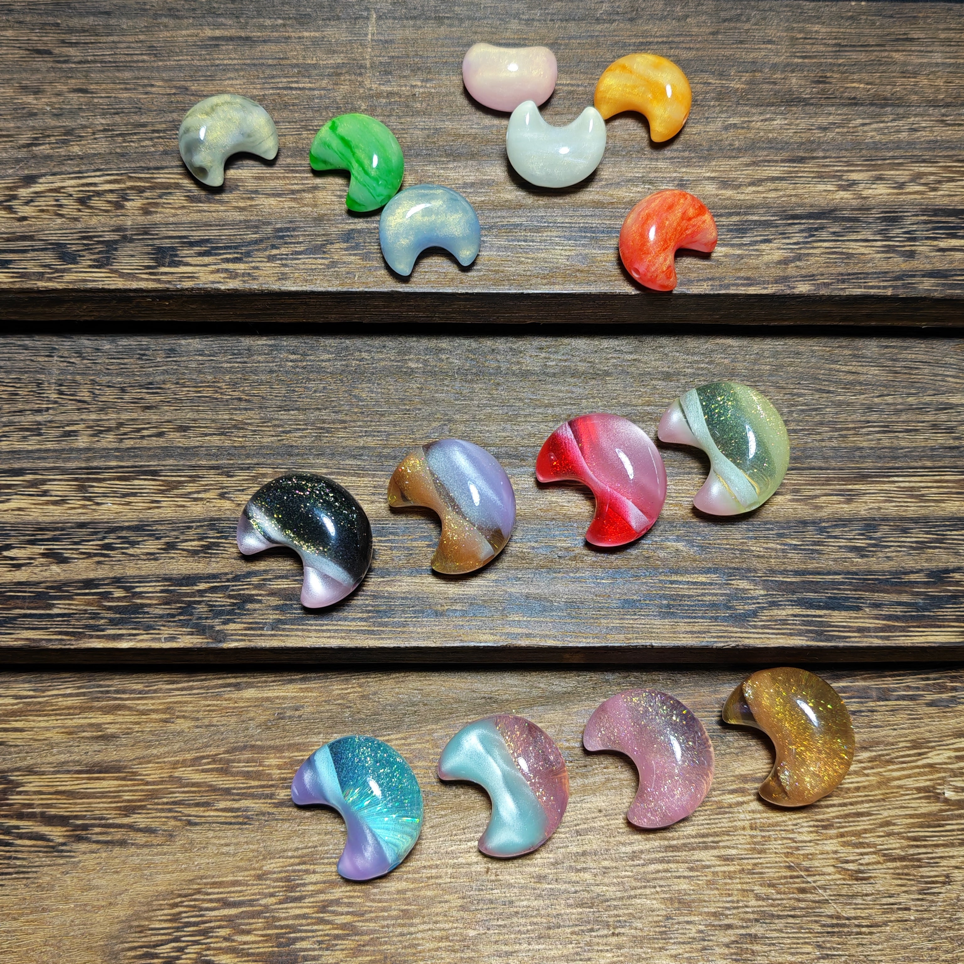 Resin big Moons(Shiny & Cats eye) -150ml