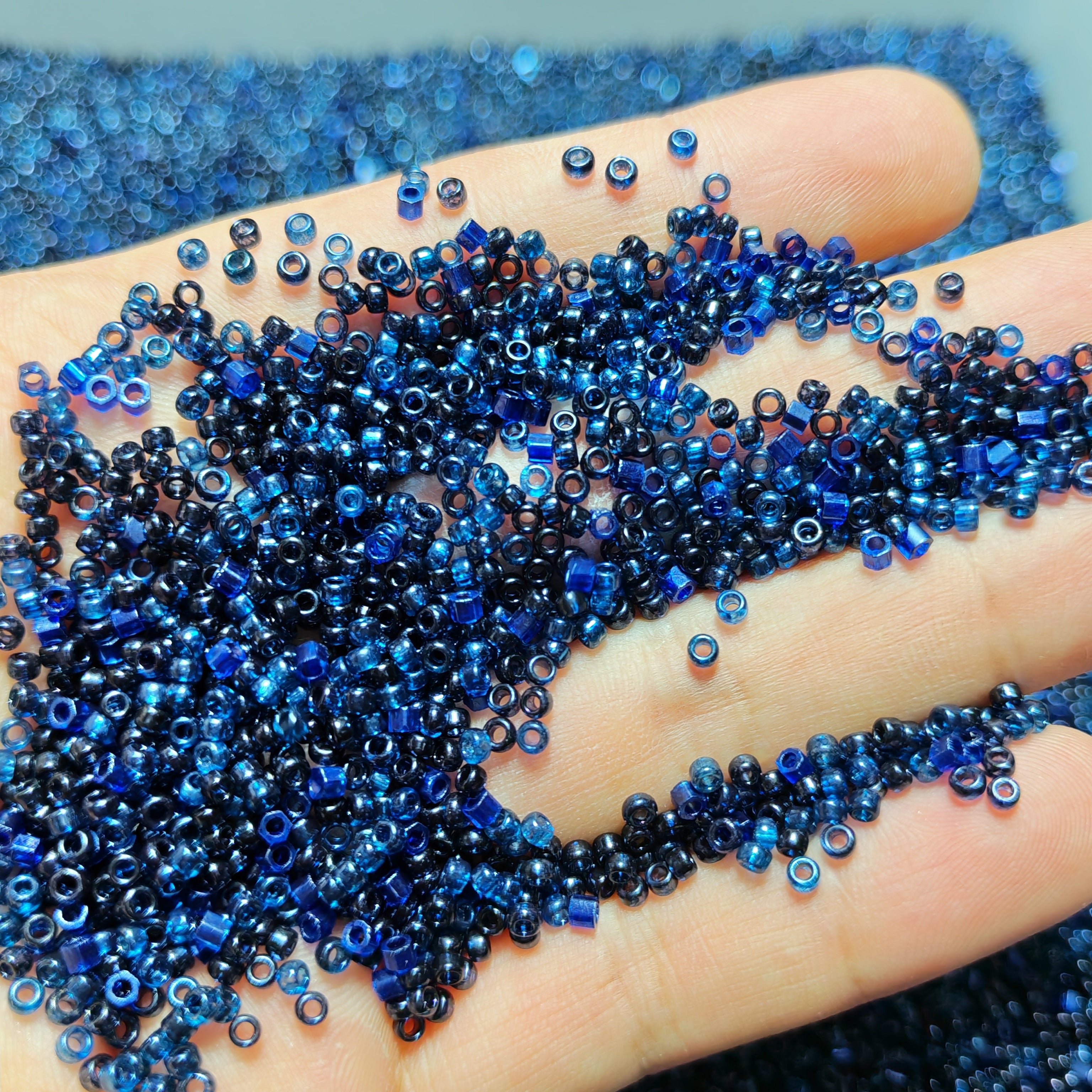 Blue Mini Beads -150ml
