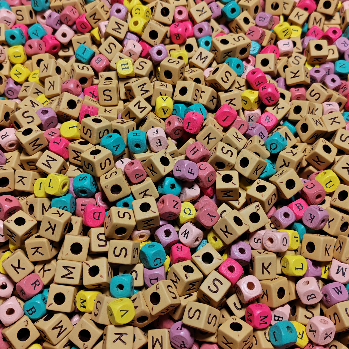 Wooden Alphabet Beads-150ml