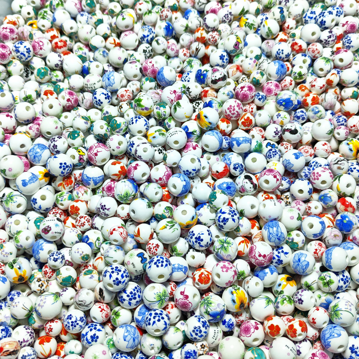 Flower printed beads-150ML