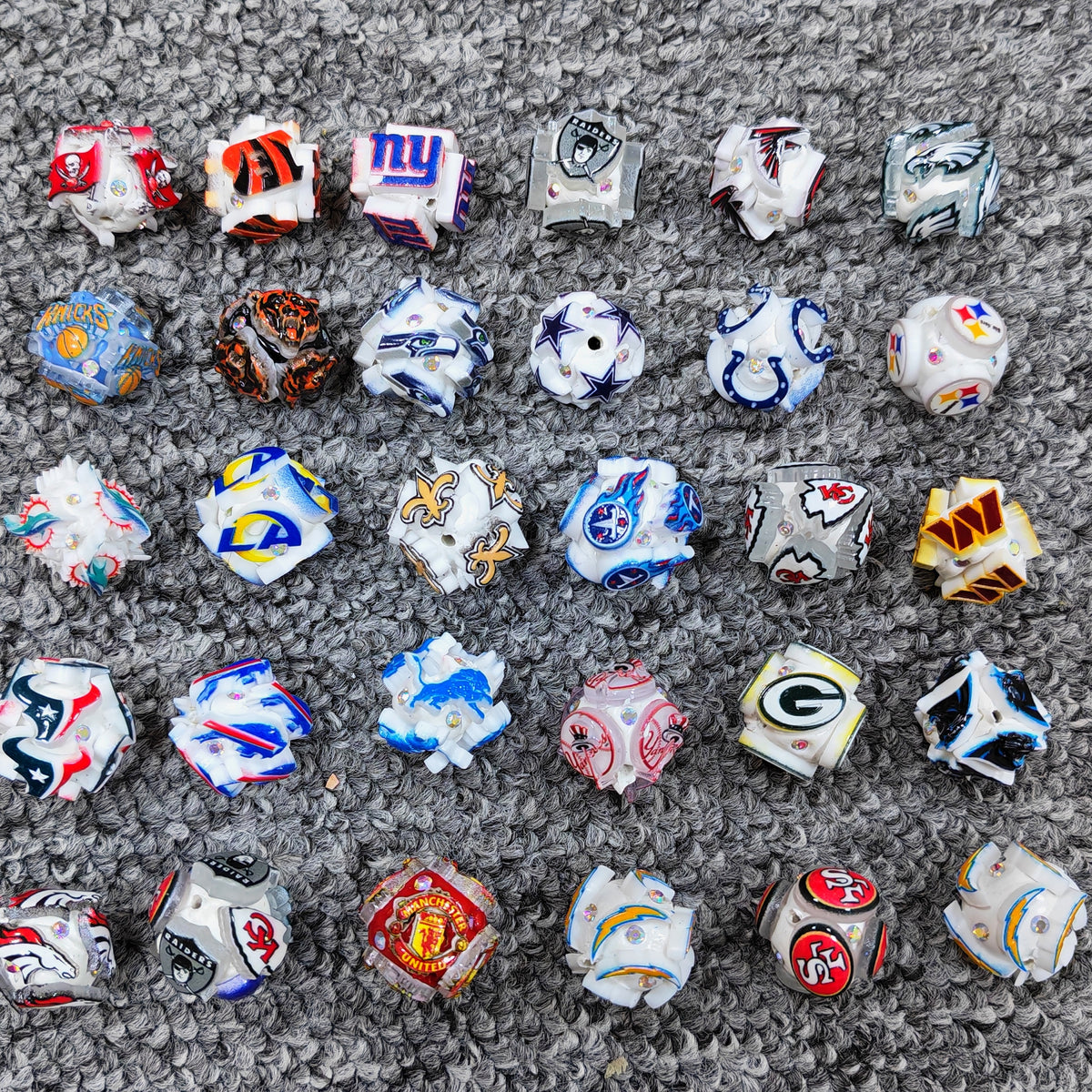 NFL 3D Beads-20PCS MOQ