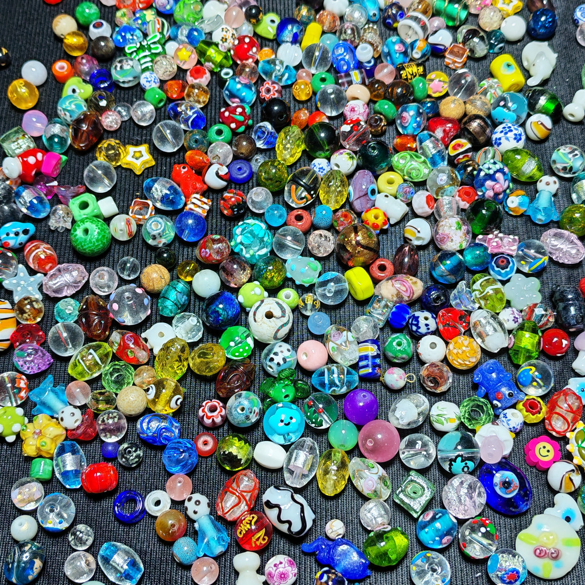 Clover+Fancy Glass Beads-10bags