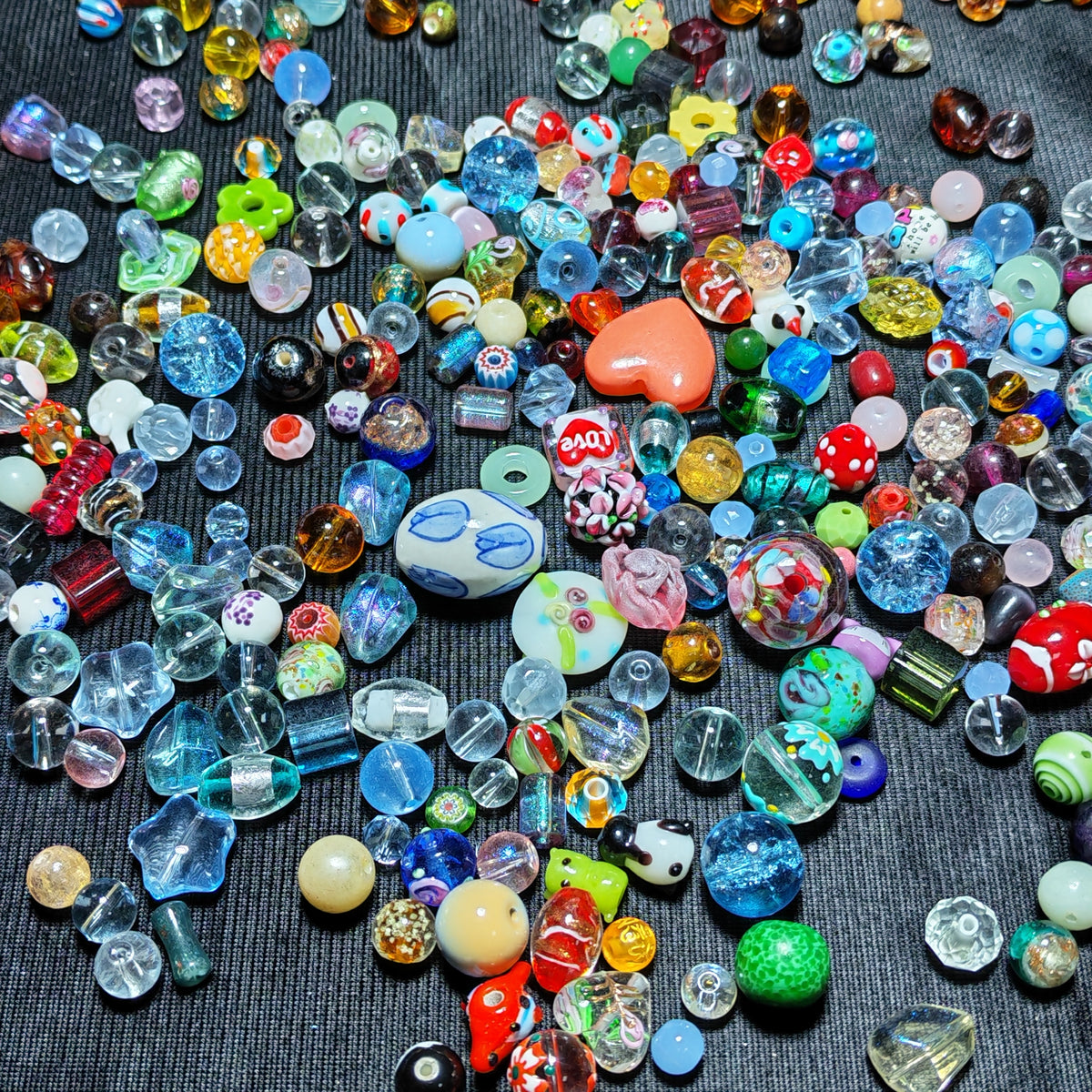 Clover+Fancy Glass Beads-10bags