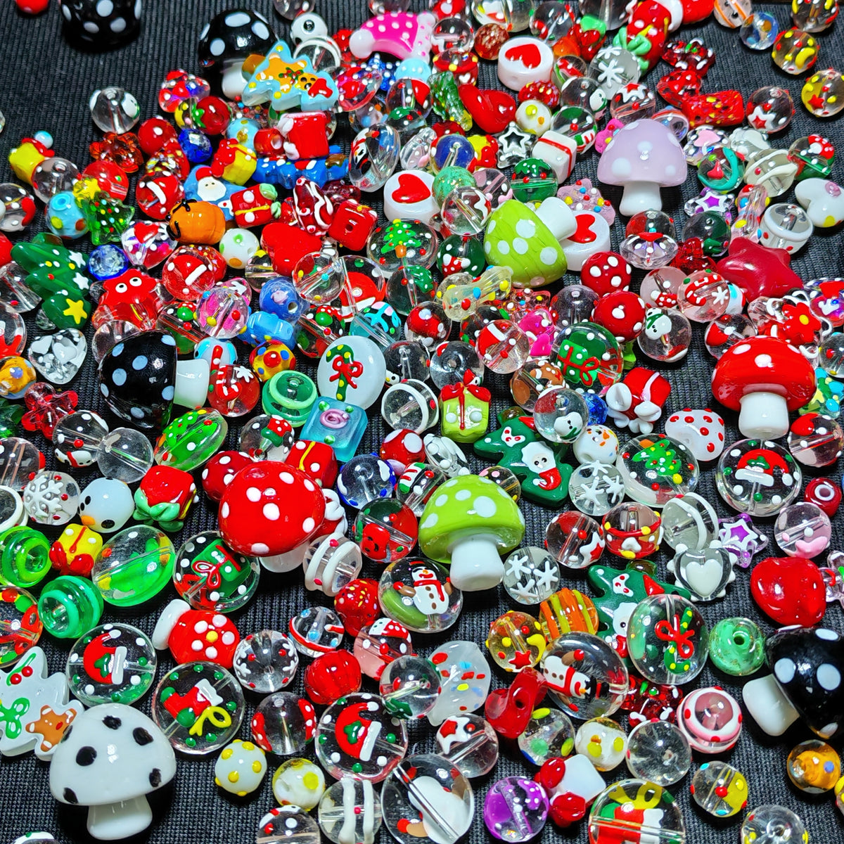 Clover+Fancy Glass Beads-10bags