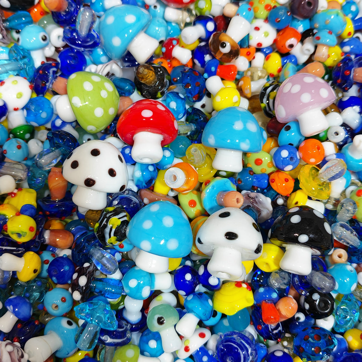 Clover+Fancy Glass Beads-10bags