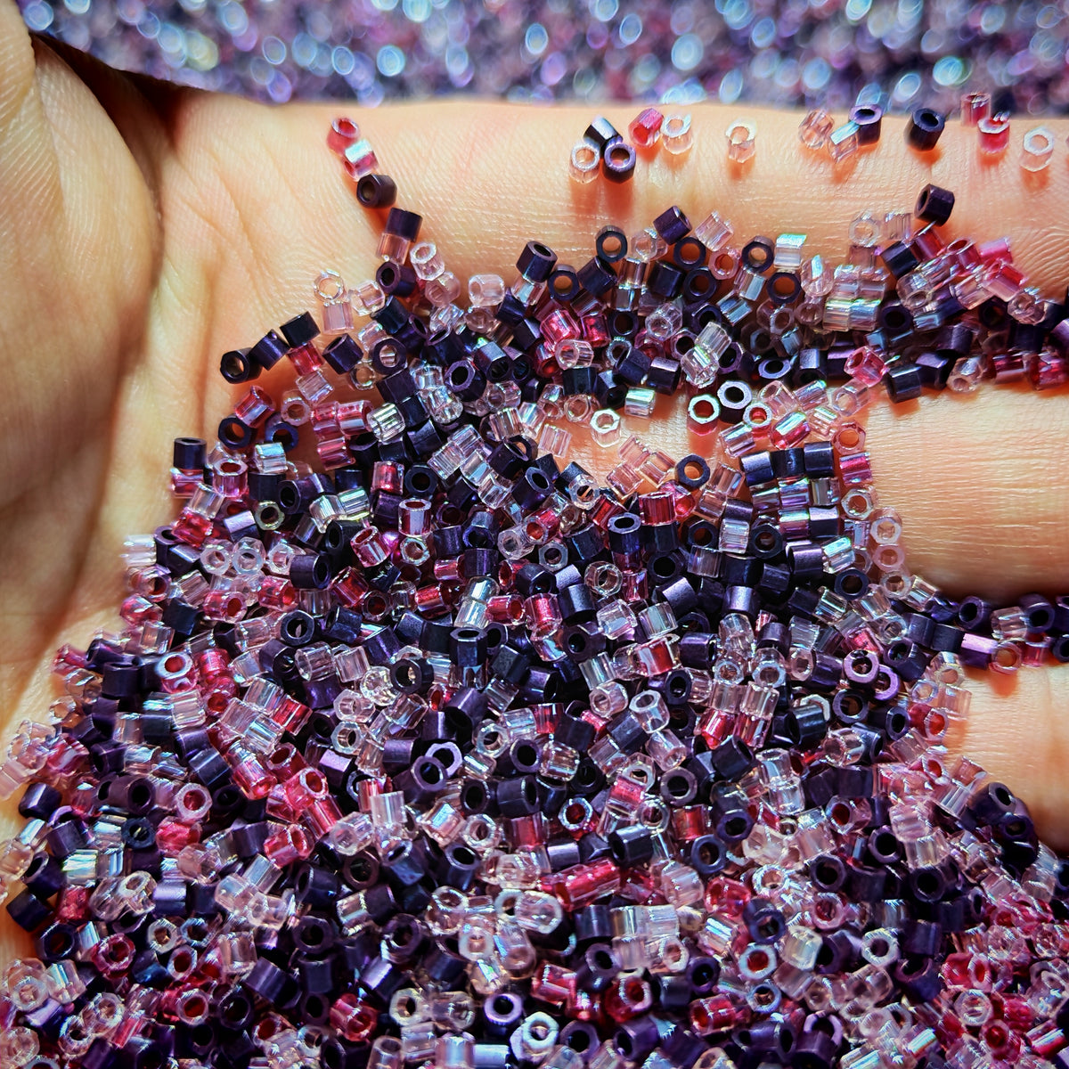 Purple Mini Beads-150ml