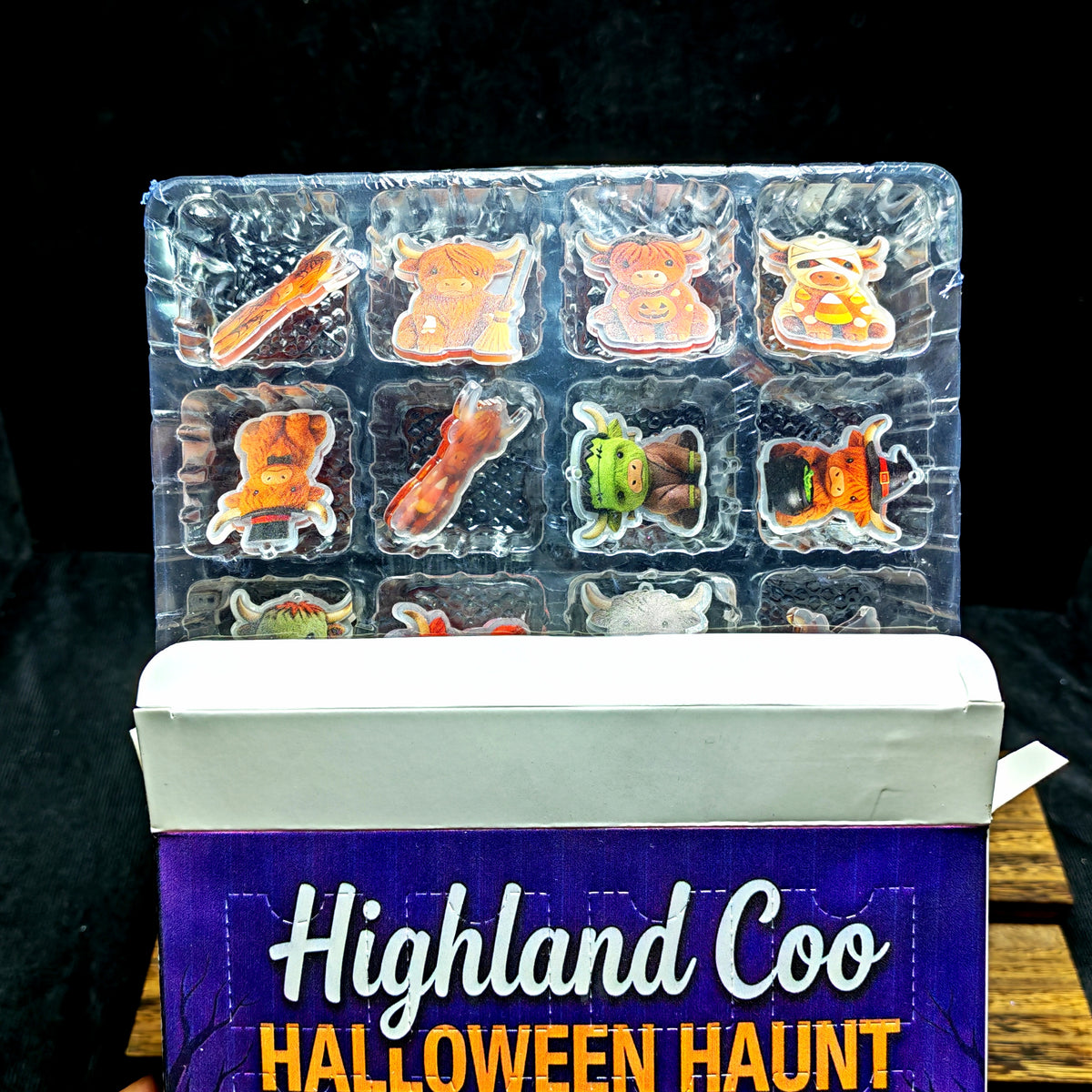 Halloween Highland Cow-24Tags SET