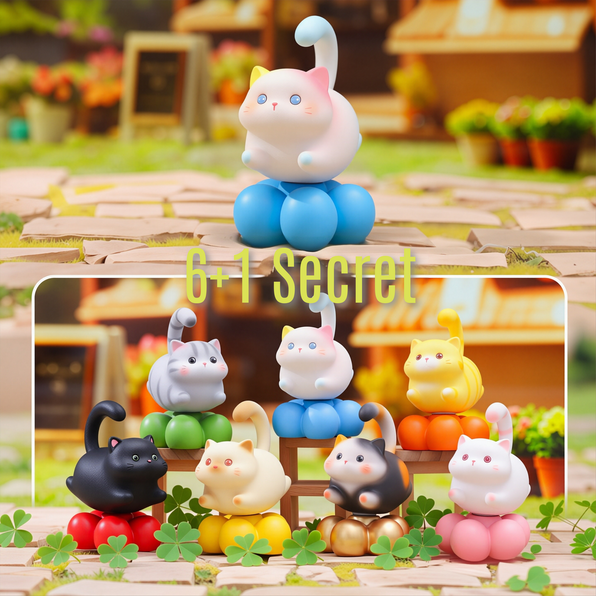 Meow meow Spinning-6PCS in one SET
