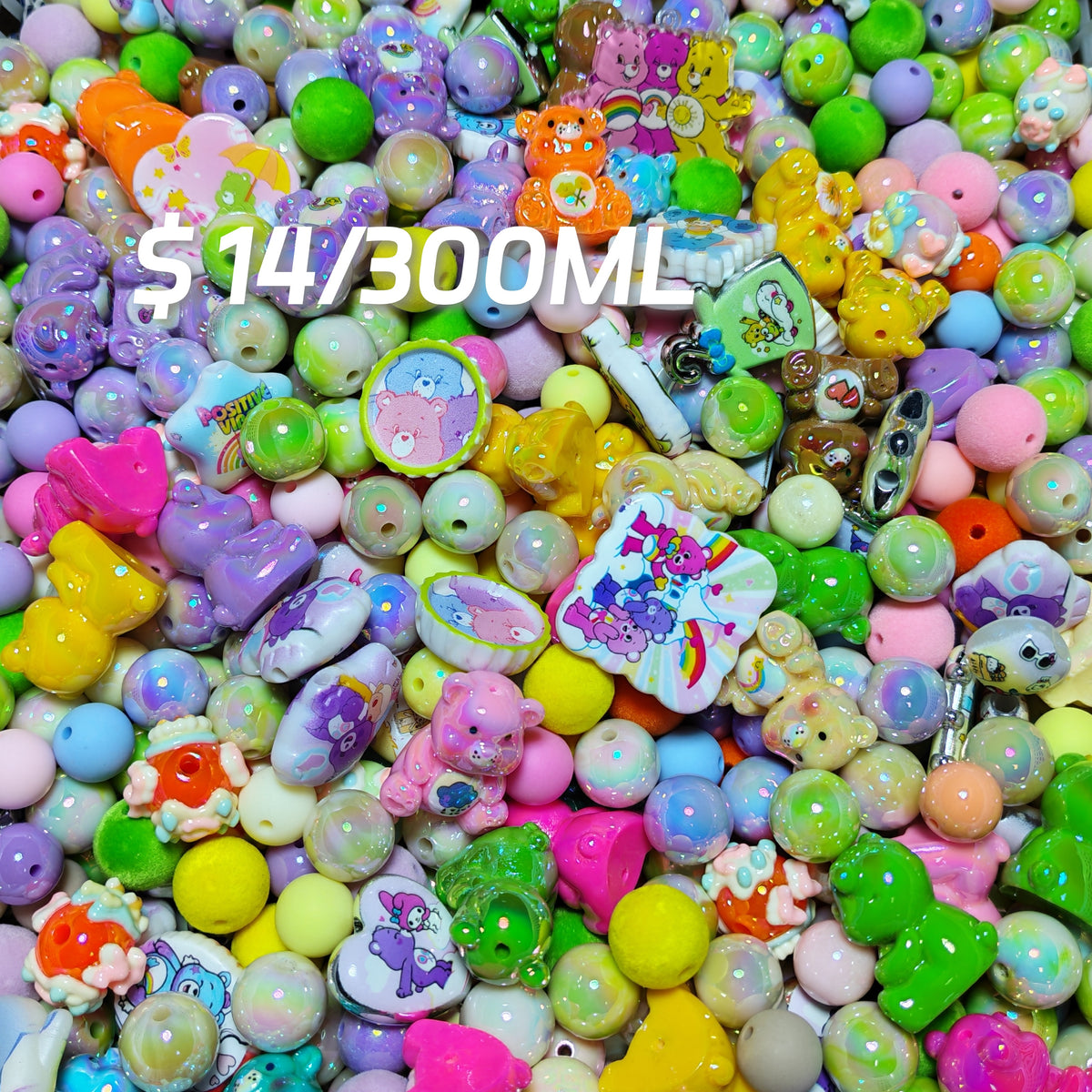 Care Bear+Colorful Matching Beads( Discounted)
