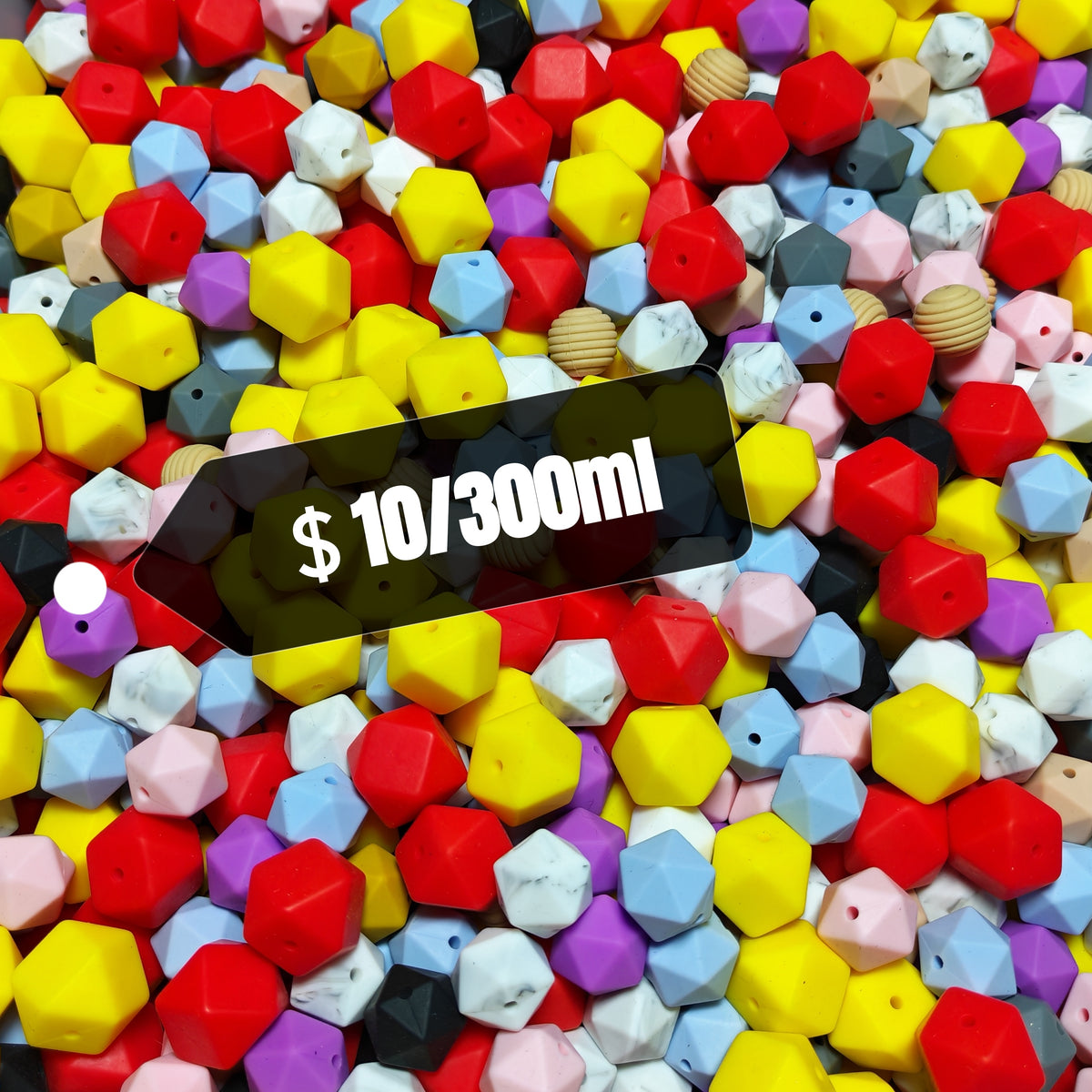 Discounted Sliicone Beads-300ml