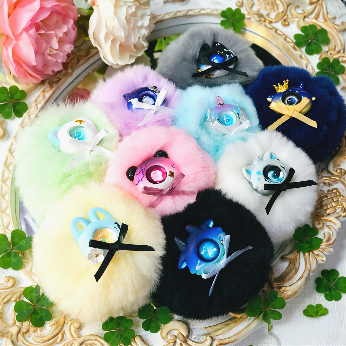 Blind Box-Furry Eyeballs-8PCS SET