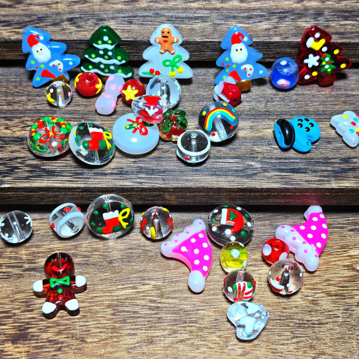 Fancy Xmas Glass Bead-150ml