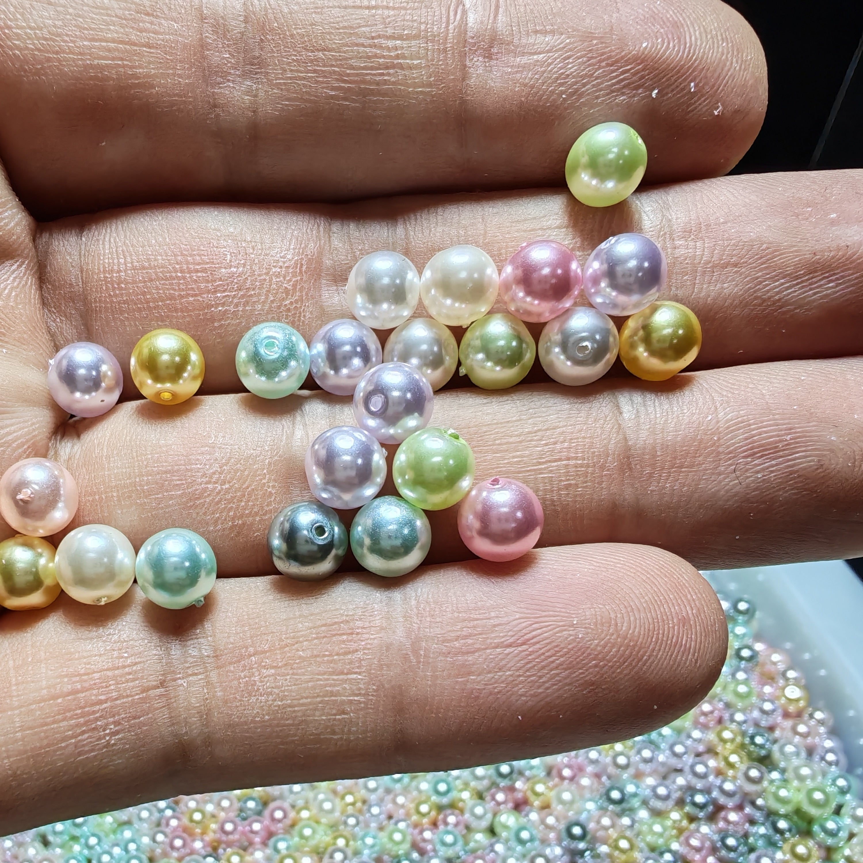 6mm Aura Glass Bead